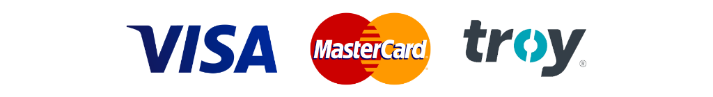 Visa, Mastercard, Troy Güvenli Ödeme